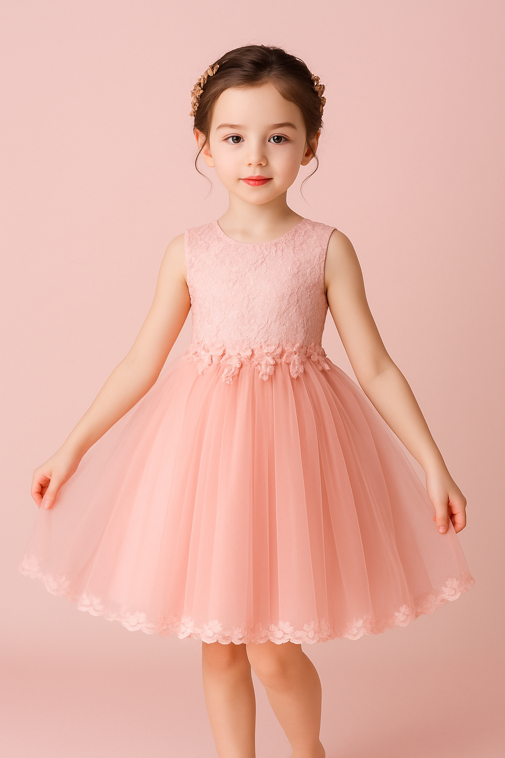 Peach Dress