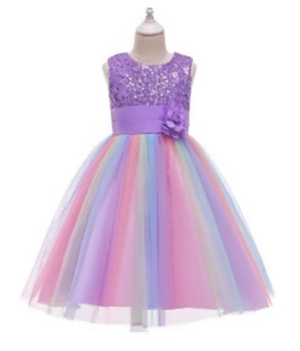 Sparkling Purple Dress