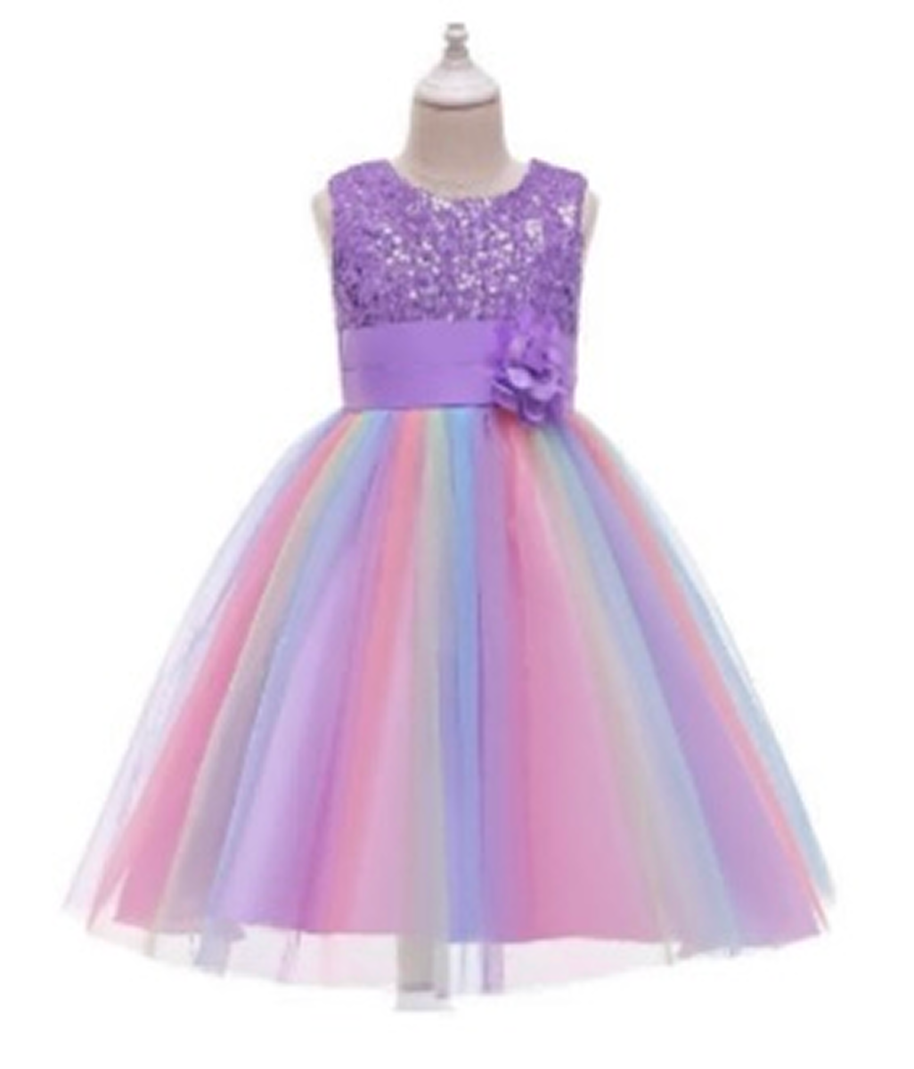 Sparkling Purple Dress