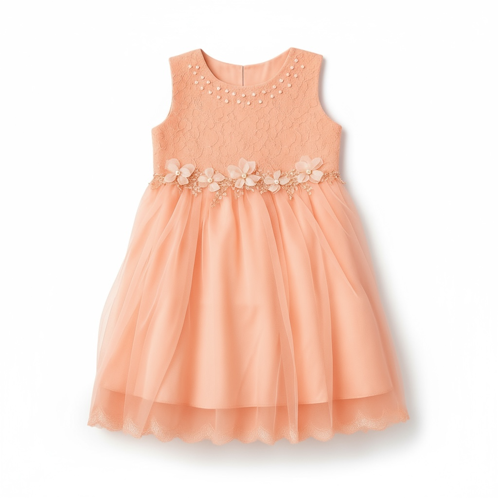 Peach Dress